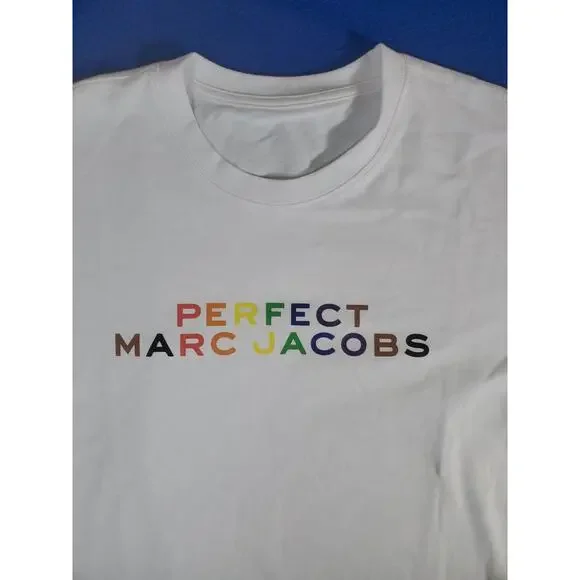 Marc Jacobs Perfect T shirt Pride Rainbow PROMO T-Shirt Men's Size Large - Picture 14 of 16